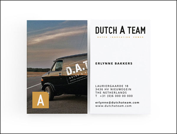 Dutch A Team logo en huisstijl