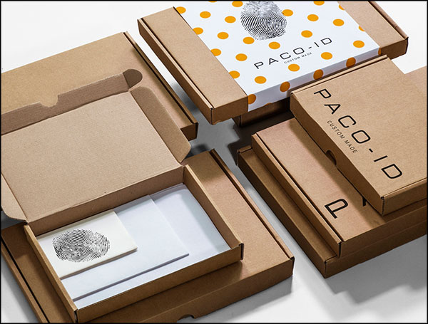 PACO-ID - custom made packaging - logo, huisstijl en toepassingen