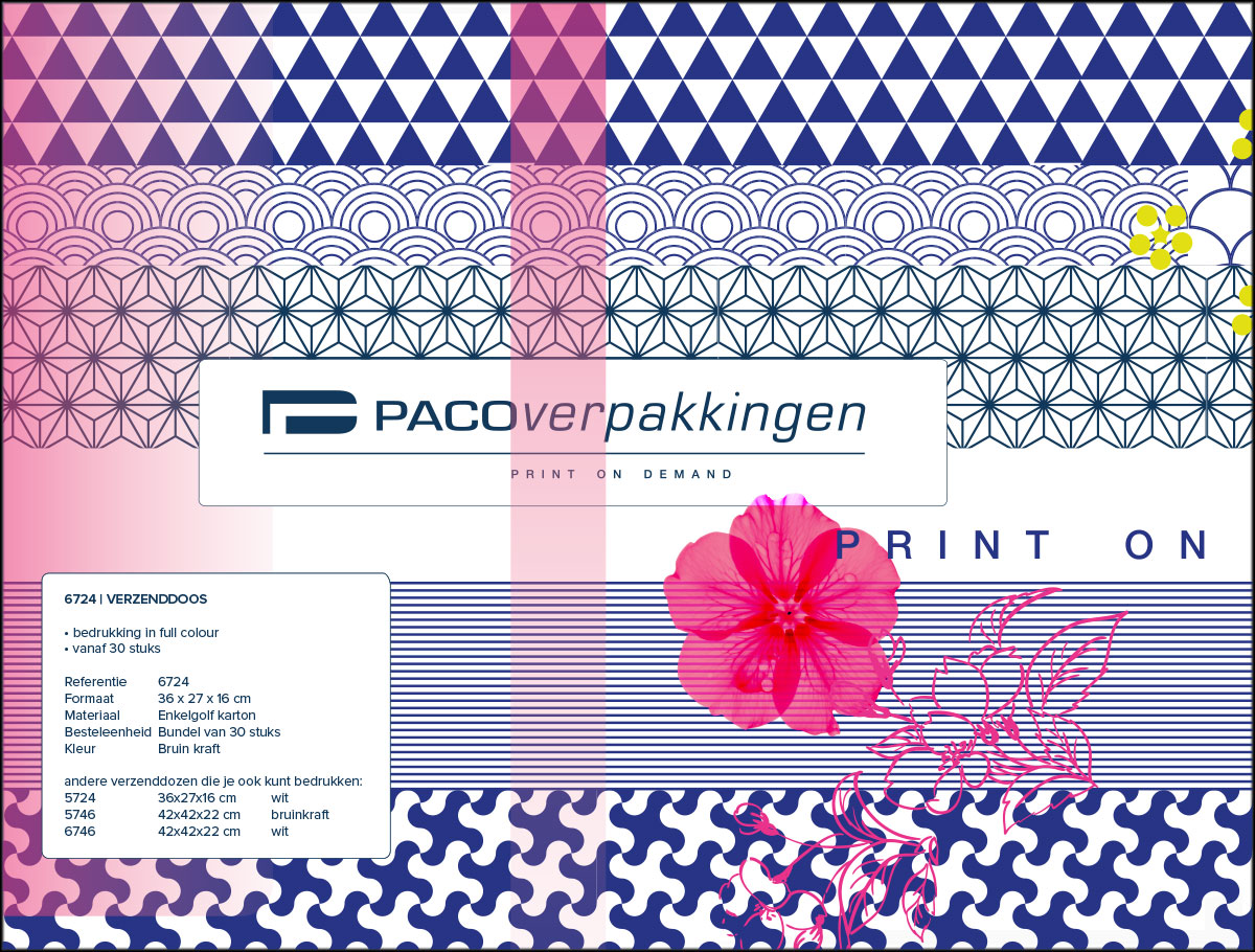 Paco Verpakkingen modulaire print