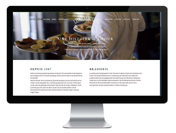 Cafe Luxembourg Website