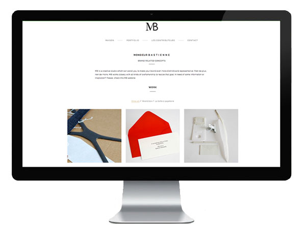 Monsieur BASTIENNE Wordpress website