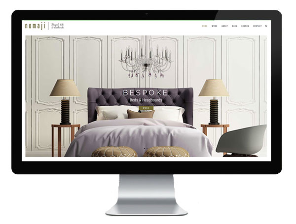 Nomaji Bespoke Beds and Headboards Website