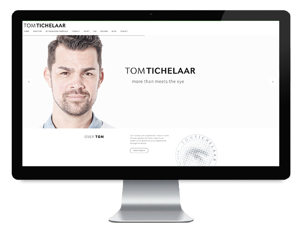 Tom Tichelaar - more than meets the eye - Wordpress website