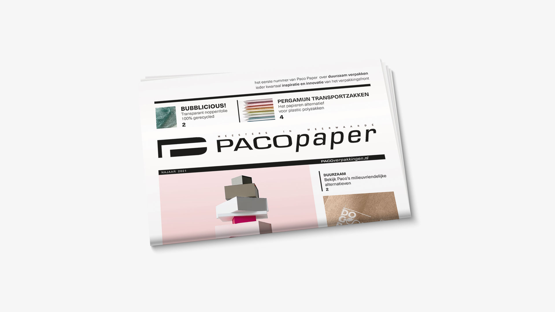 Paco Verpakkingen grafische vormgeving Paco Paper